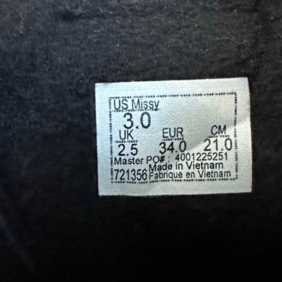 Vans Missy Hightop Weatherproof Shoes Girls Size 3 - Picture 8 of 8